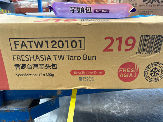 Freshasia Taro Bun case (12x390g )香源芋頭包