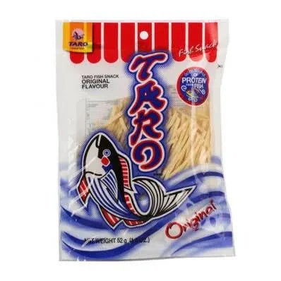 Taro brand fish snack original flavored 52g鱈魚絲原味