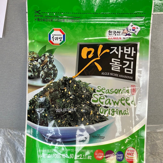 Surasang Seasoned Seaweed 原味拌飯紫菜 60g