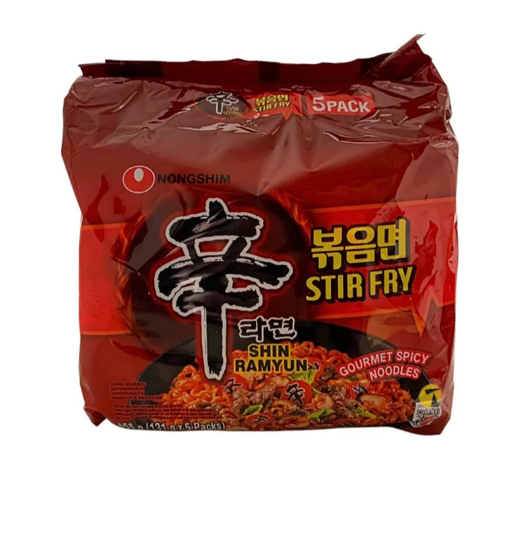 NongShim SHIN Ramyun Stir Fry （5 packs）/ 農心辛辣炒麵