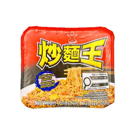 Doll Fried Noodle chilli sauce flavour 120g 炒麵王 特色香辣醬味