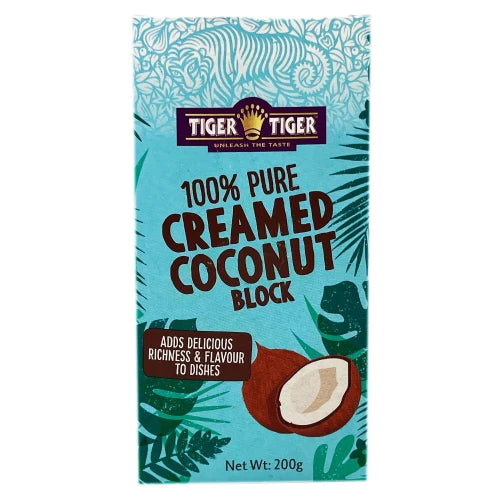 Tiger Tiger Pure Creamed Coconut Block - 200g雙虎牌椰膏