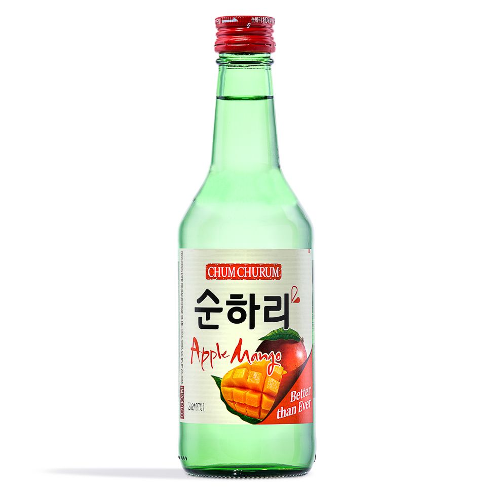 Lotte Chum Churum Soju – Apple  Mango Flv. 12% Alc 360ml 韓國蘋果芒果味燒酒