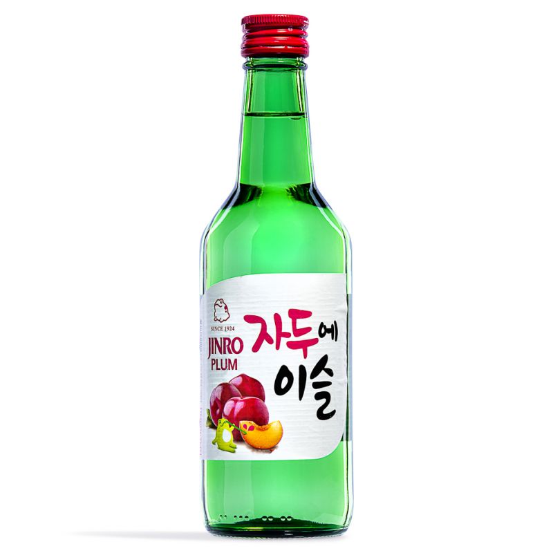 Jinro Plum Soju 13% 360ml 韓國真露梅味燒酒