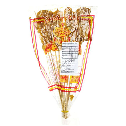 Golden Kite Satay Jelly Fish Sticks (12 sticks) 60g 芝麻沙爹魚串