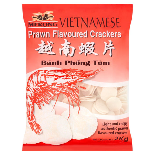 Mekong Vietnamese Prawn Flavoured Crackers 2kg 越南蝦片