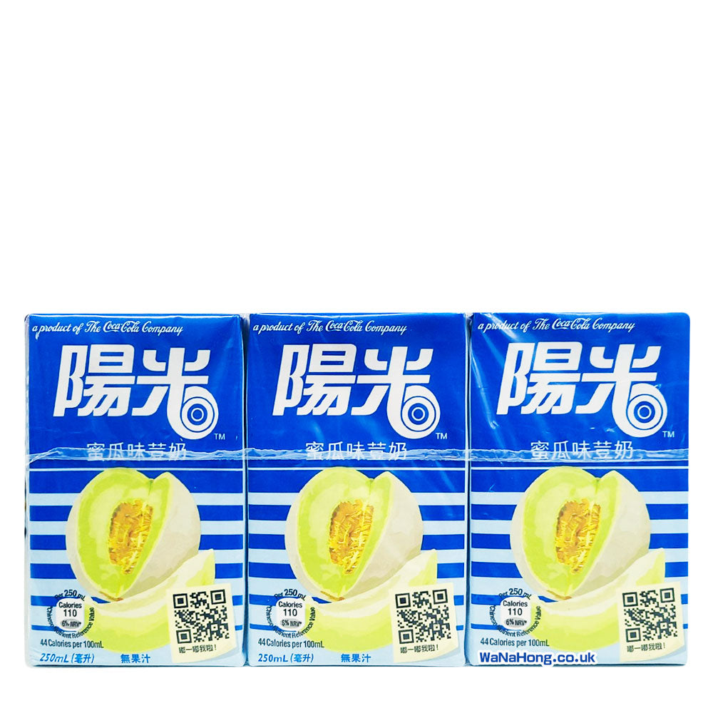 Coca Cola Melon Flavour Soy Milk Drink Multipack (陽光蜜瓜豆奶)6包裝