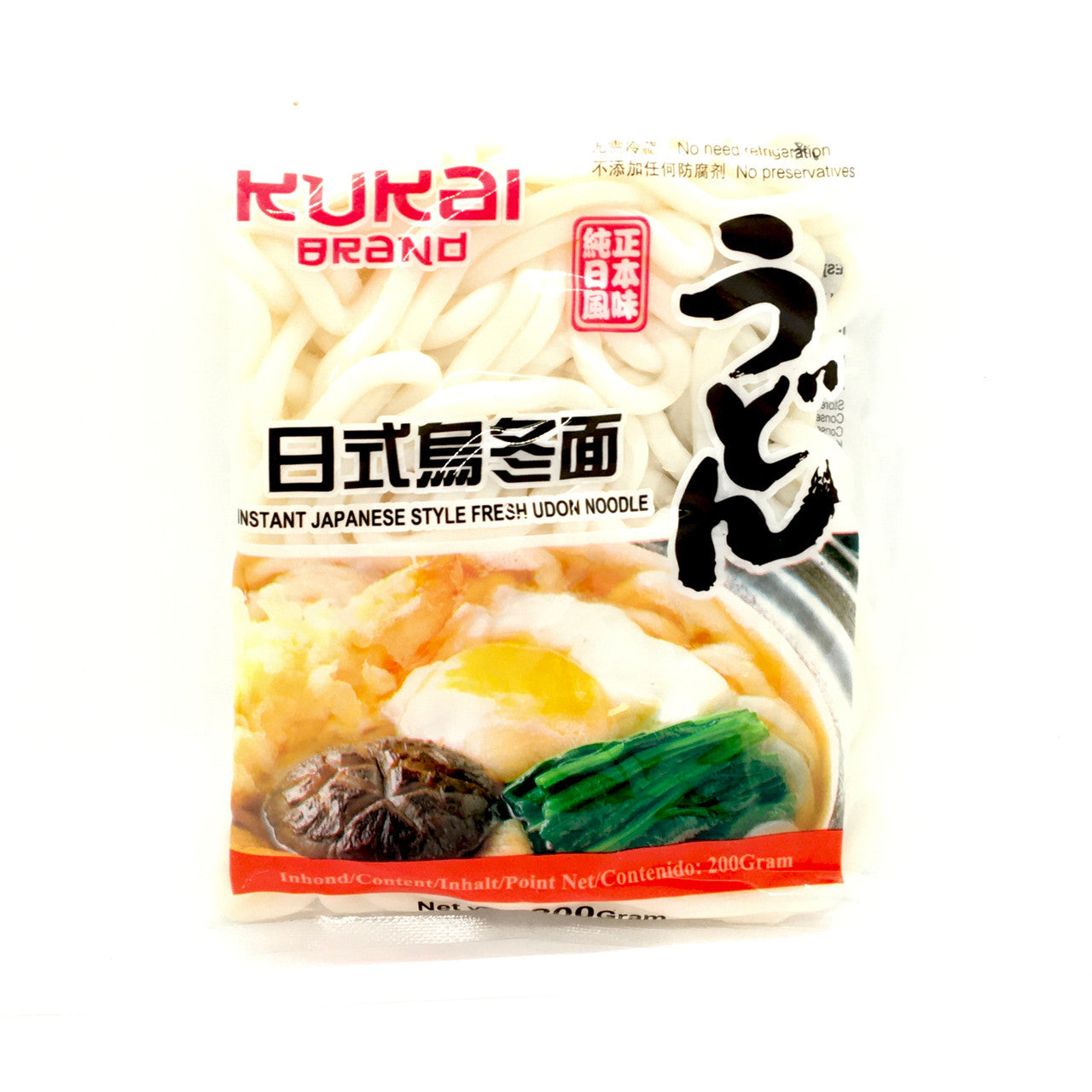 Kukai Brand Japanese Style Fresh Udon Noodles 新鮮烏冬(single)