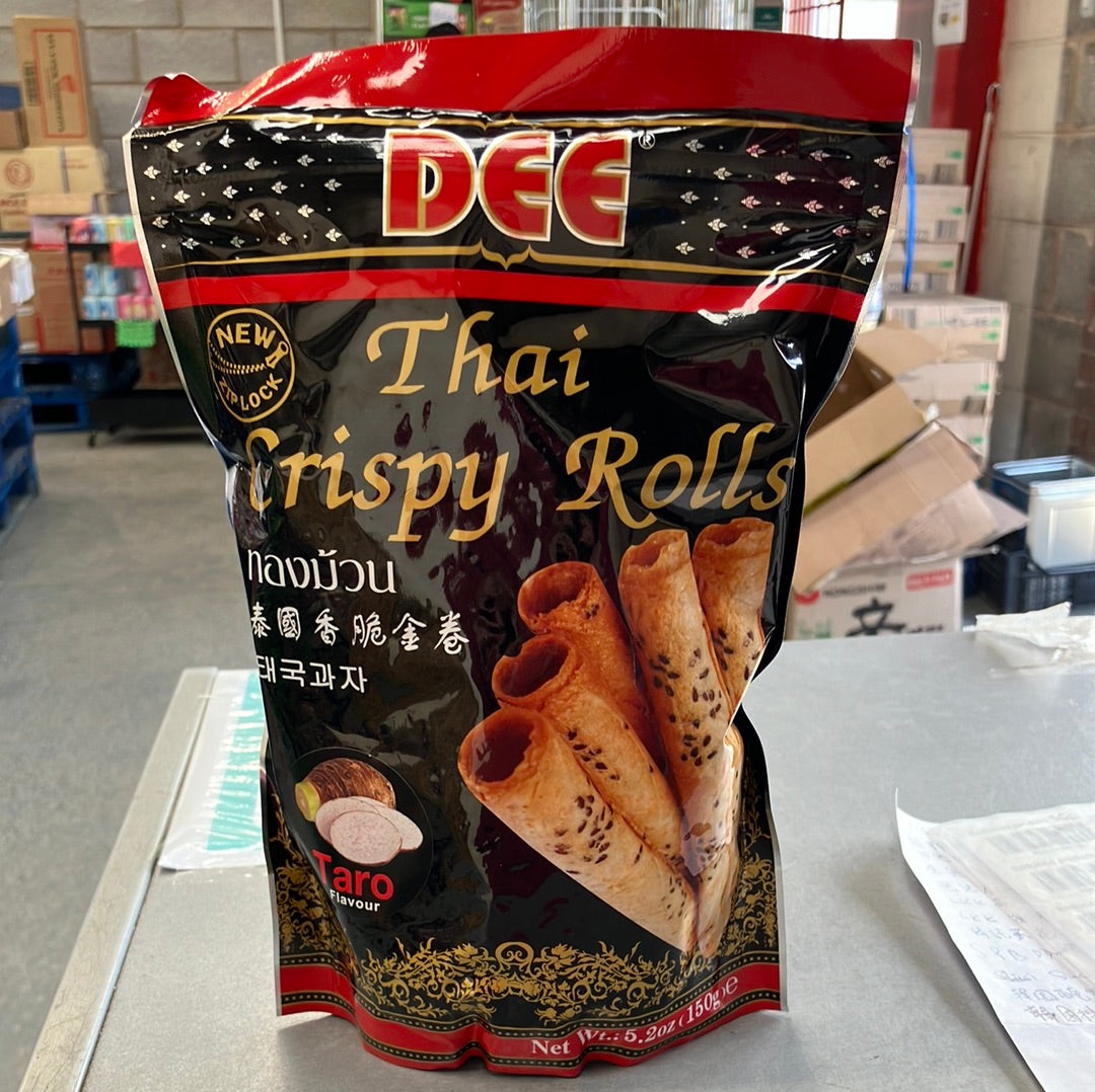 Dee Thai Crispy Rolls (Taro Flavour) 泰國香脆金卷 (芋頭味)