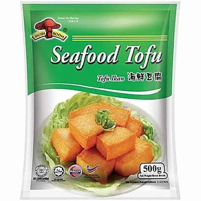 MUSHROOM BRAND SEAFOOD TOFU 500G蘑菇牌海鮮豆腐