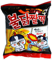 samyang hot chicken flavour zzaldduk 三養辣雞味小吃 120g