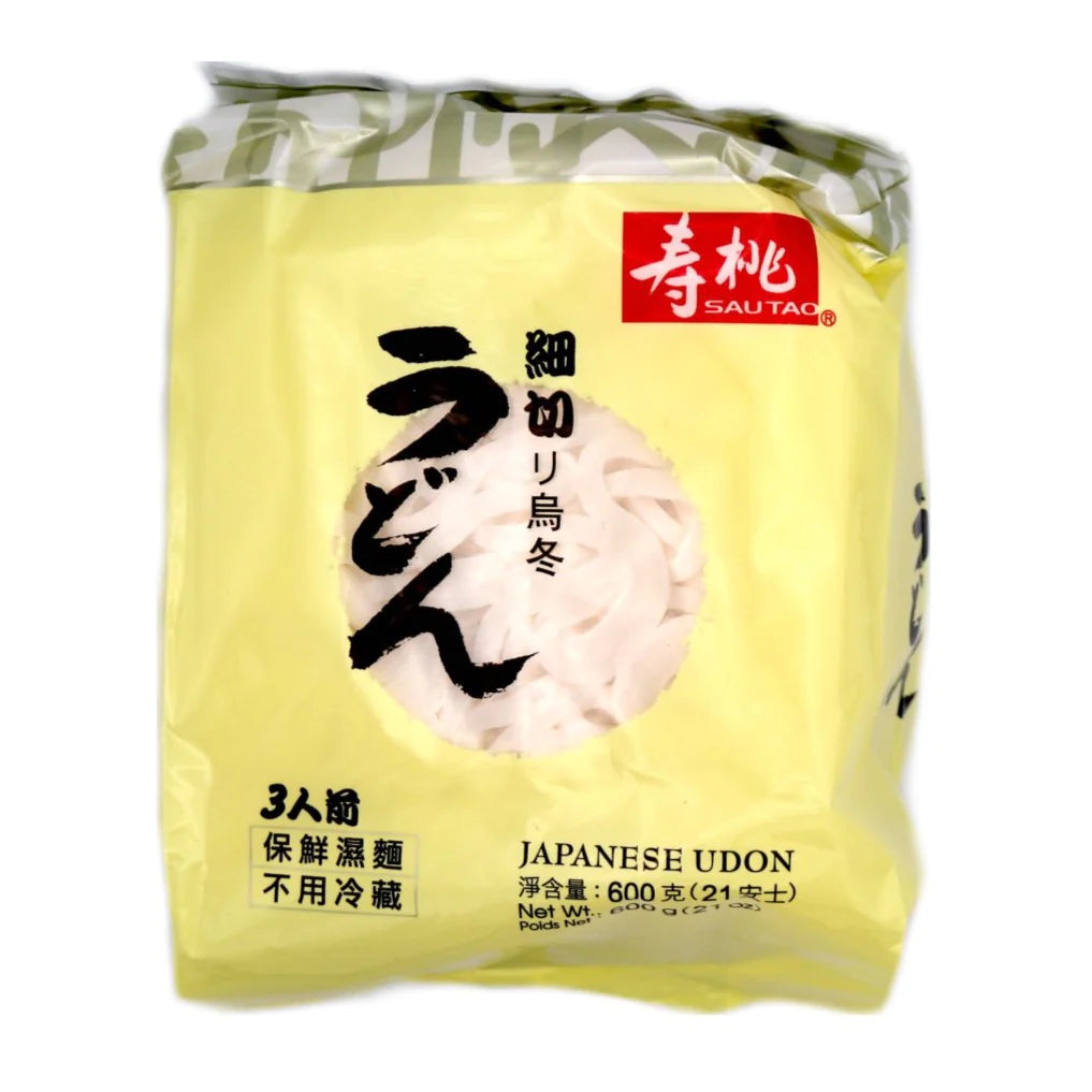 Sau Tao Japanese Udon 600g (3 servings) 壽桃牌烏冬