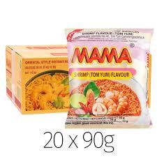 Mama Shrimp Tom Yum Flavour Noodle 冬陰功蝦麵 90g x20 packs