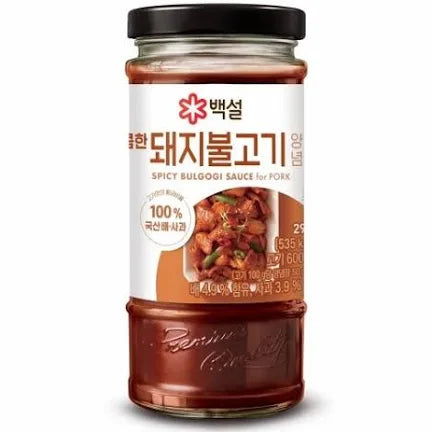 CJ baeksul BBQ Marinade for Doeji bulgogi (Spicy)韓式辣豬肉燒烤醬