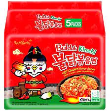 Samyang Hot Chicken Ramen - Buldak Kimchi - (5 x 135g) 火辣雞麵泡菜味