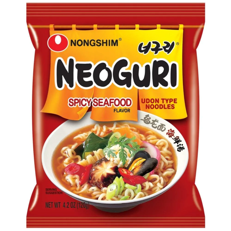 NONGSHIM Neoguri(Hot) 120G 韓國辣味海鮮湯拉麵 single packet