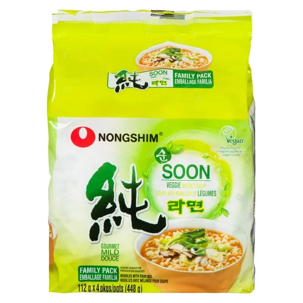 Nongshim veggie ramyun (122g x 6 ) multi packet