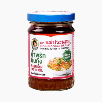 Maepranom Brand Shrimp Paste with Soybean Oil 180g