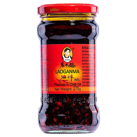 Laoganma Peanuts in Chili Oil 275g / 老干媽 油辣椒