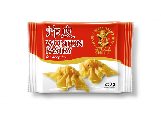 Happyboy Wonton Pastry Deepfry 福仔炸皮 250g