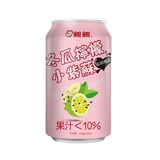 CC Basil Seed Drink with Wax Ground & Lemon 親親 冬瓜檸檬小紫蘇 315ml