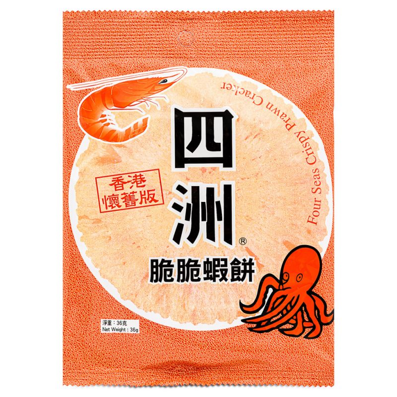 Four Seas Crispy Prawn Cracker 四洲 脆脆蝦餅 36g