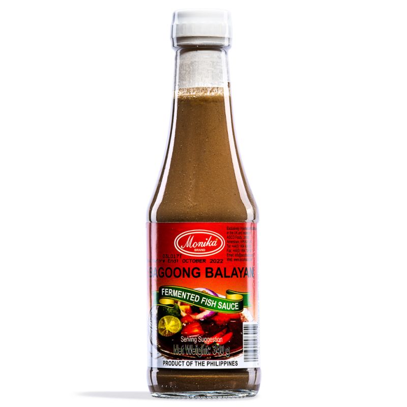 Monika Bagoong Balayan Fermented Fish Sauce 340g