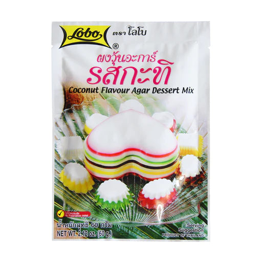 Lobo Coconut Flavour Agar Dessert Mix 60g