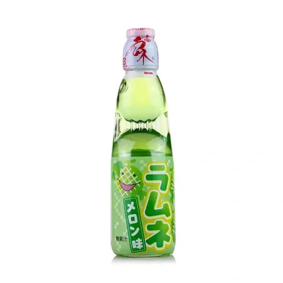 Hata Bottle Ramune Melon 蜜瓜味波子汽水 200g