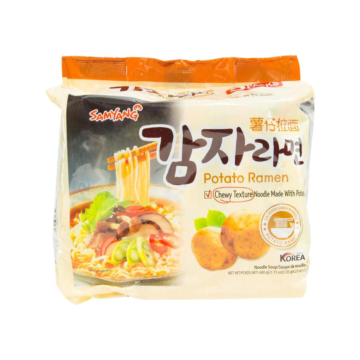 *Samyang Potato Ramen Noodle (5* 500g)韓國薯仔麵 (5包裝)