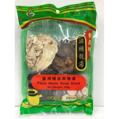 East Asia Ltd Patch Hemo Soup Stock 東亞牌 台灣補血四物湯 100g