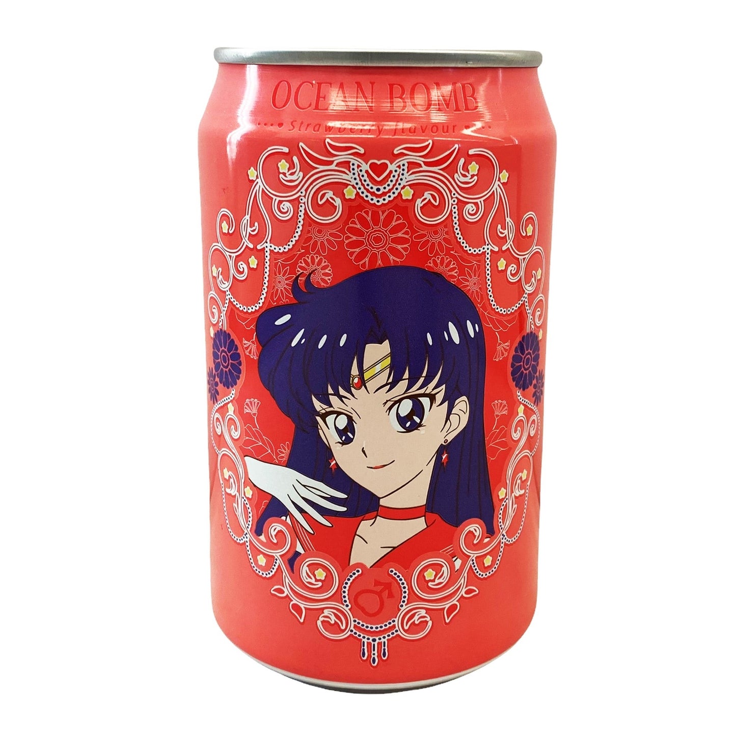 Ocean Bomb Sailor Mars Strawberry Flavour Sparkling Water 美少女戰士 火野麗 士多啤梨風味 330ml