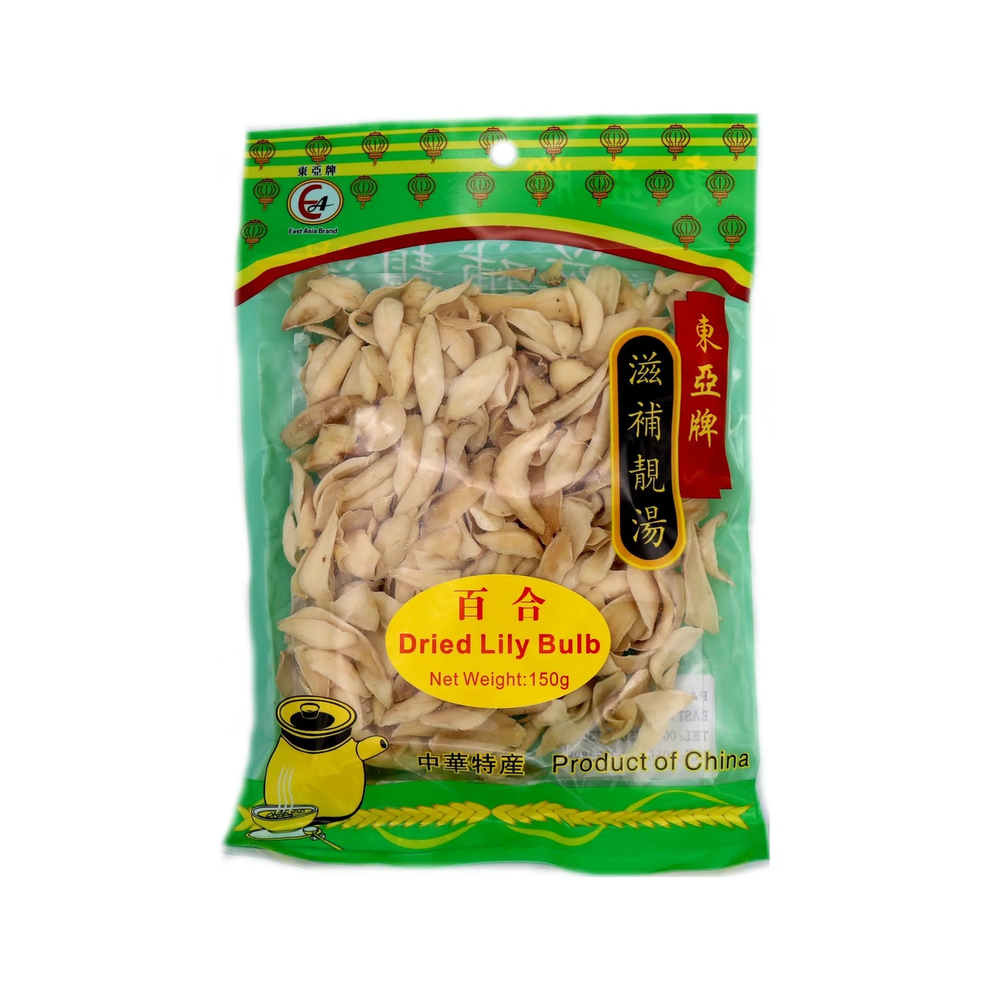 East Asia Ltd Dried Lily Bulb 150g / 東亞牌 百合