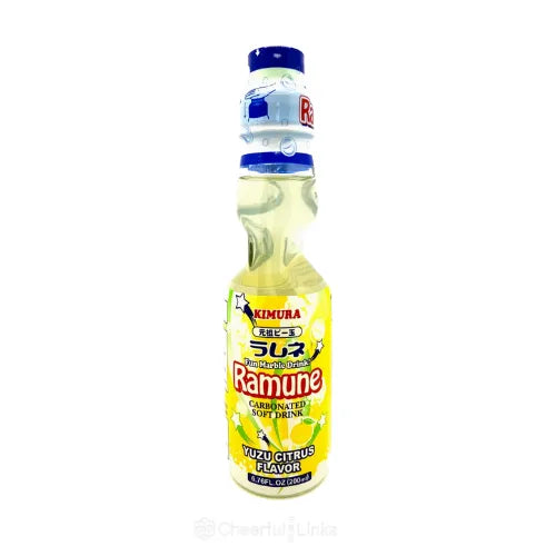 Kimura Yuzu Flavour Ramune 柚子味波子汽水 200ml