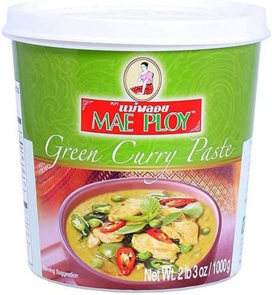 Mae Ploy Green Curry Paste 1000g (Single) 泰式青咖哩醬 (單)