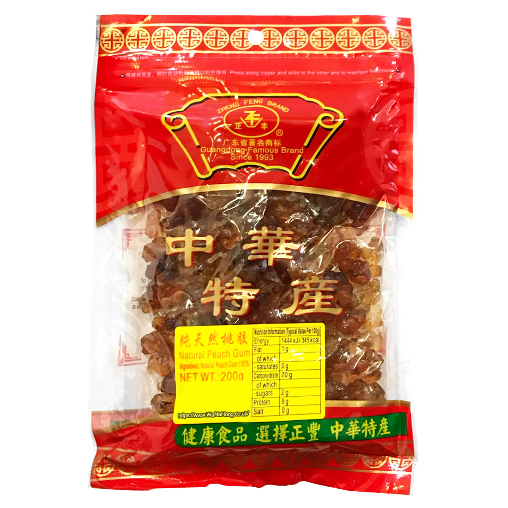 Zheng Feng Brand Natural Peach Gum 正豐 純天然桃膠 200g