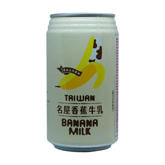 Taiwan Banana Milk Drink 名屋香蕉牛奶 340ml