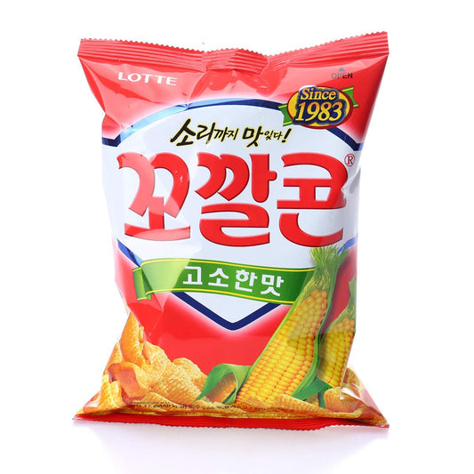 Lotte Popping Corn Chips Original 72g