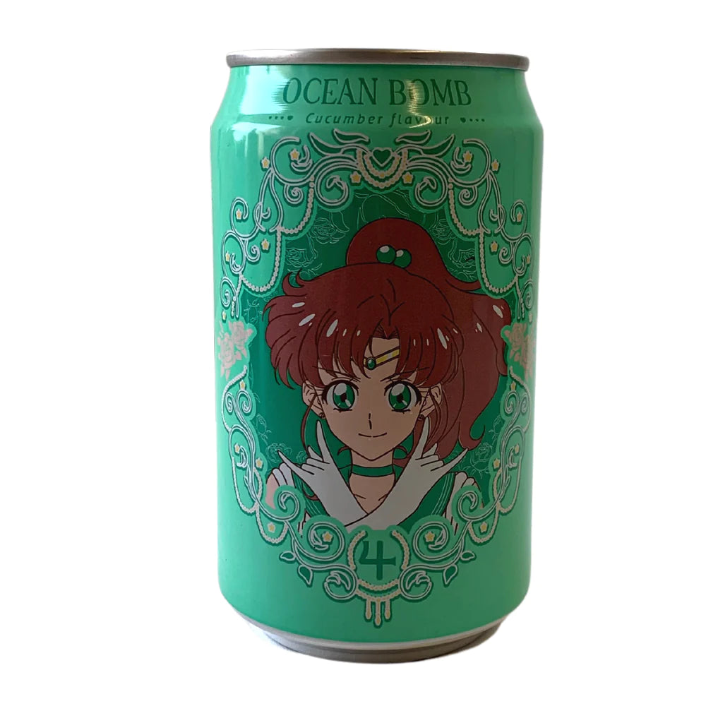 Ocean Bomb Sailor Jupiter Cucumber Flavour Sparkling Water 美少女戰士 木野真琴 青瓜風味 330ml