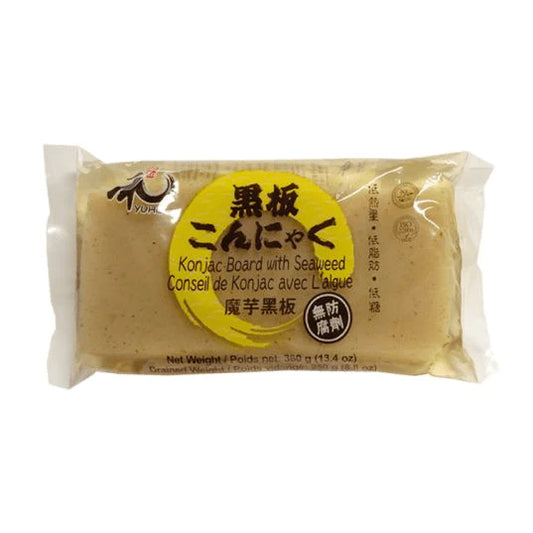 Yuho Konjac Board with Seaweed Conseil De Konjac Avec Lalgue 元和魔芋黑板 380g