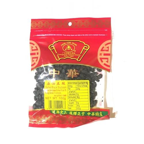 Zheng Feng Brand Salted Black Soybean 正豐 原油豆豉 100g