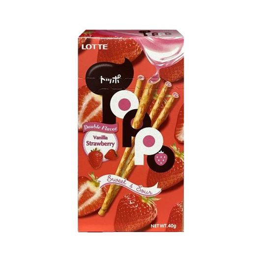 Lotte Toppo Vanilla Strawberry 40g