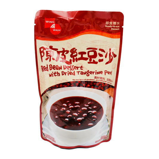 Wing Wah Red Bean Dessert with Dried Tangerine Peel 榮華 陳皮紅豆沙 260g