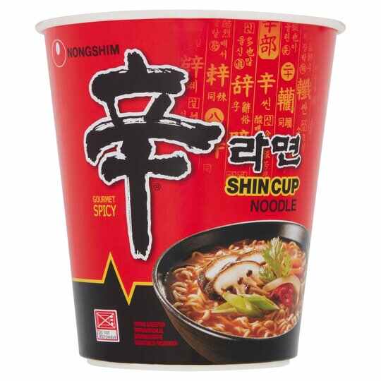 Nongshim Instant Shin Cup Noodle Soup 辛辣杯麵 68g