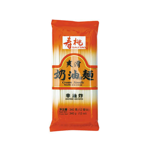 Sau Tao Cream Noodle 壽桃爽滑奶油麵 340g