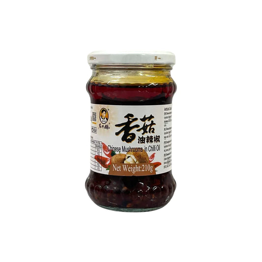 Laoganma Chinese Mushroom in Chili Oil 老干媽 香菇油辣椒 210g