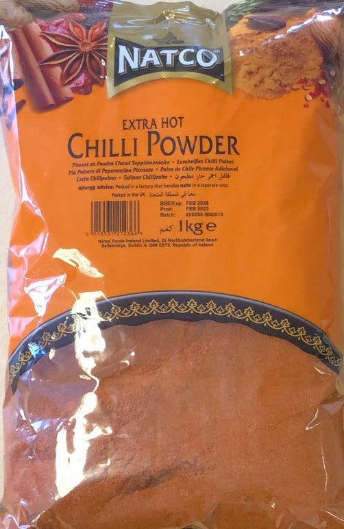 Natco Extra Hot Chilli Powder 1kg