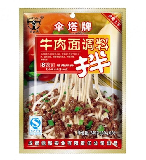 Santapai Noodle Sauce Beef Style 傘塔牌 牛肉面調料 240g