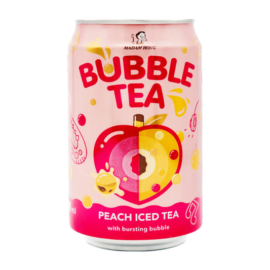 Madam Hong / Peach Iced Tea with Bursting Bubble / 香桃珍珠茶 / 320ml (Single)