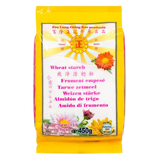 Foo Lung Ching Kee Products Wheat Starch 450g / 富隆正記 飛凈澄麵粉